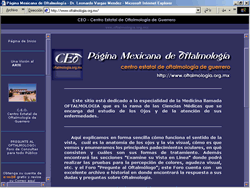  P�gina Mexicana de Oftalmolog�a - FOROS PREGUNTE AL OFTALMOLOGO, ANATOMIA Y FISIOLOGIA OCULAR, BUSCADOR MEDICINA 