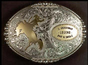 Belt buckle Oval - Brian P. Marshall