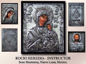 Rocio Heredia, Repousse Artist of the Mexican Contemporary Generation