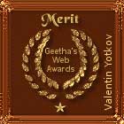 Merit Geetha's Web Award - 4.5 !